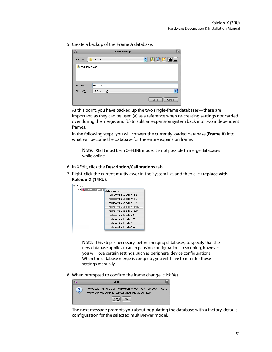 Grass Valley Kaleido-X (7RU) v.7.70 User Manual | Page 63 / 97