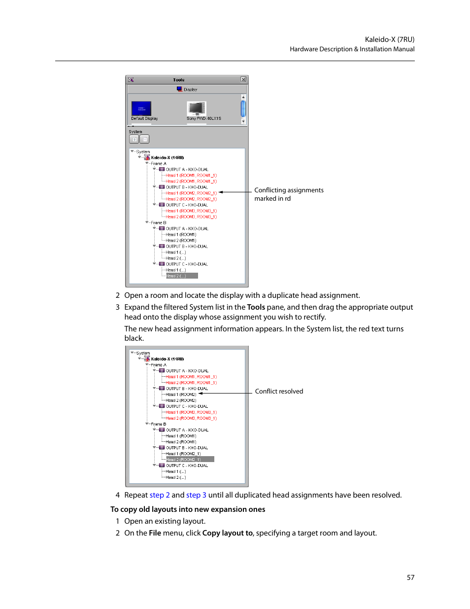 Grass Valley Kaleido-X (7RU) v.7.70 User Manual | Page 69 / 97