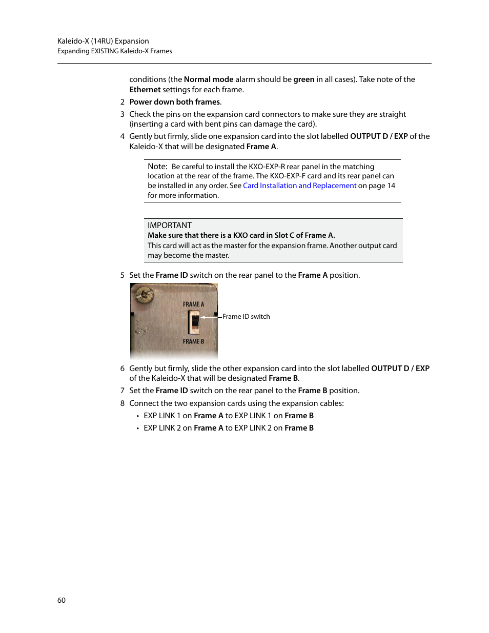 Grass Valley Kaleido-X (7RU) v.7.70 User Manual | Page 72 / 97