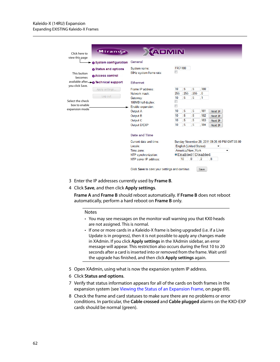 Grass Valley Kaleido-X (7RU) v.7.70 User Manual | Page 74 / 97