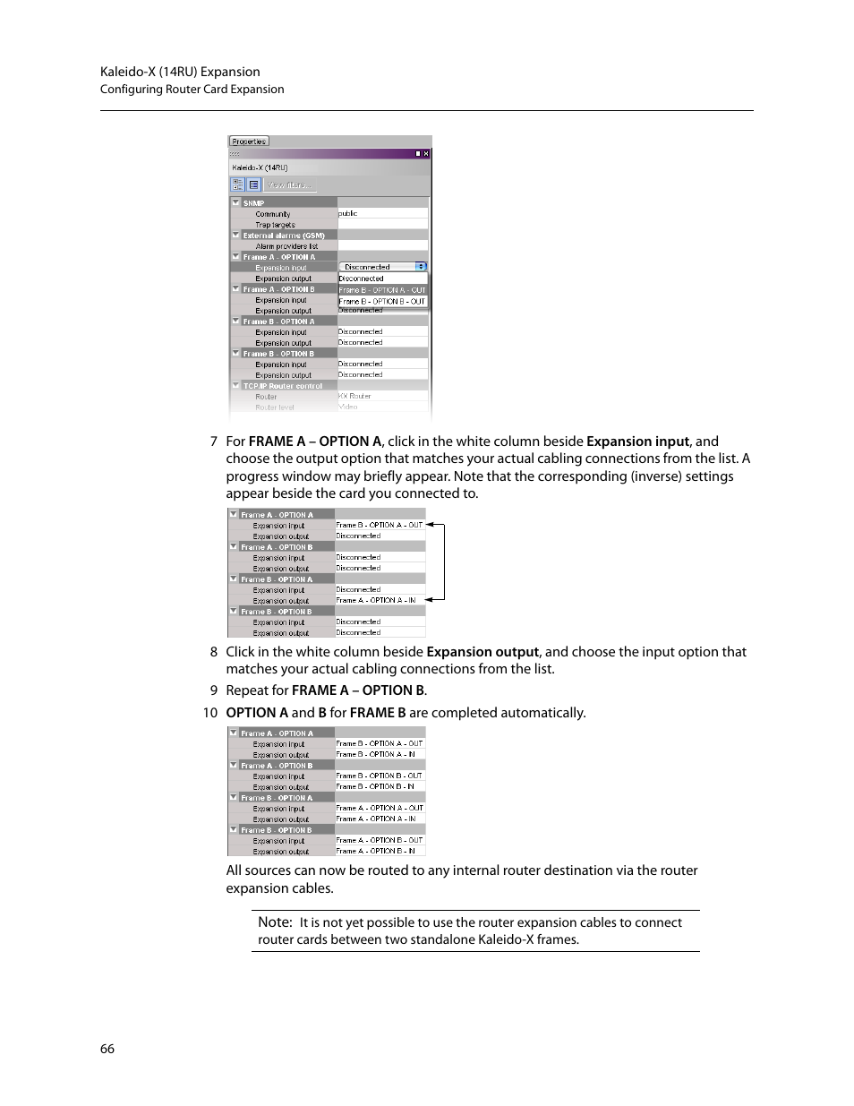 Grass Valley Kaleido-X (7RU) v.7.70 User Manual | Page 78 / 97