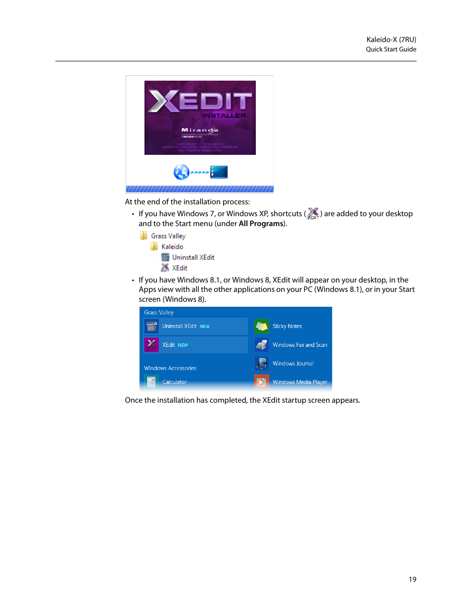 Grass Valley Kaleido-X (7RU) Quick v.7.80 User Manual | Page 31 / 41