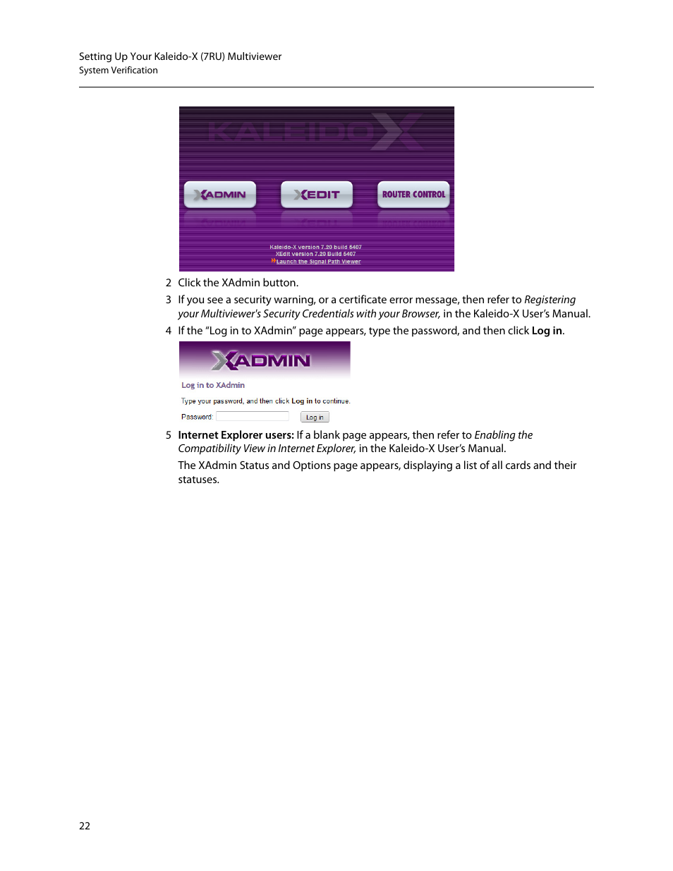 Grass Valley Kaleido-X (7RU) Quick v.7.80 User Manual | Page 34 / 41