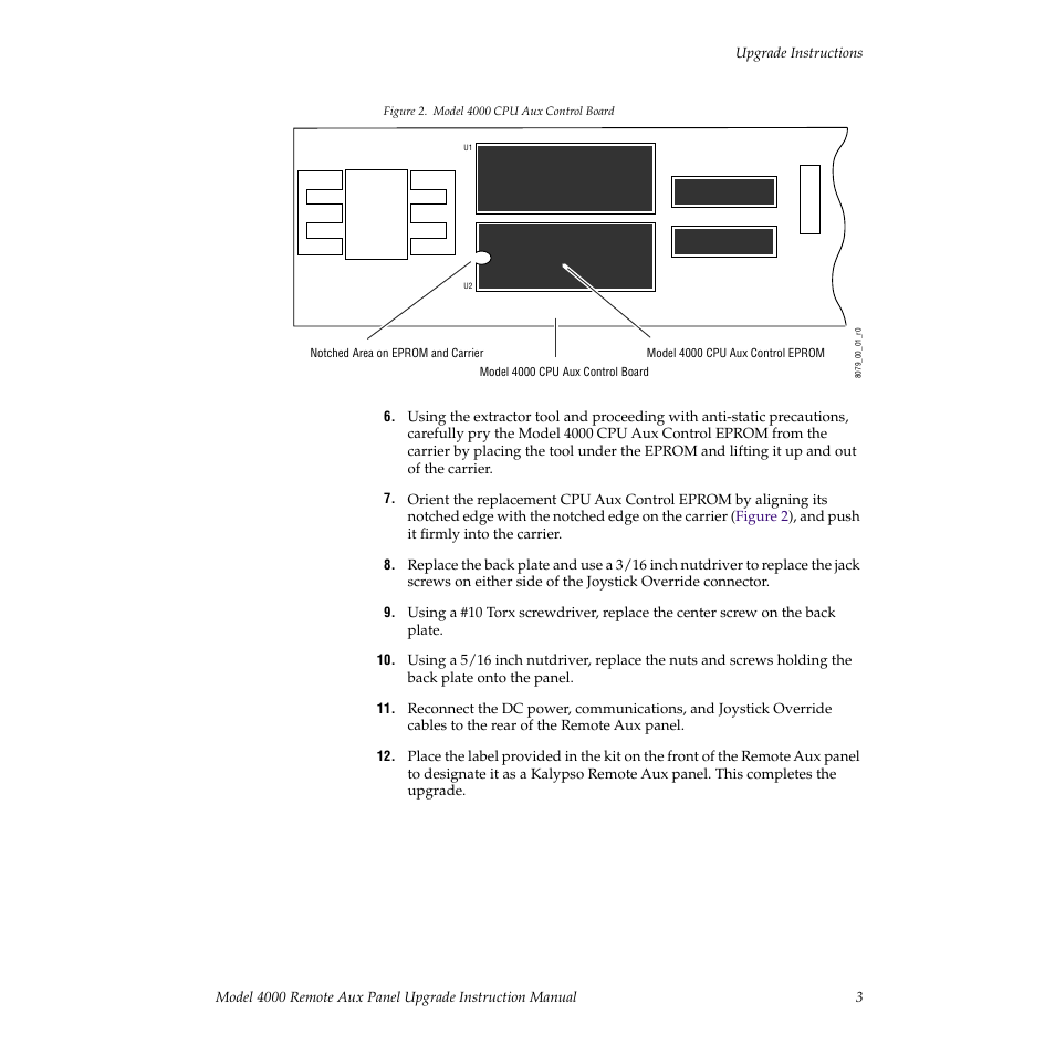 Figure 2 | Grass Valley 4000 Remote Aux Panel User Manual | Page 9 / 10