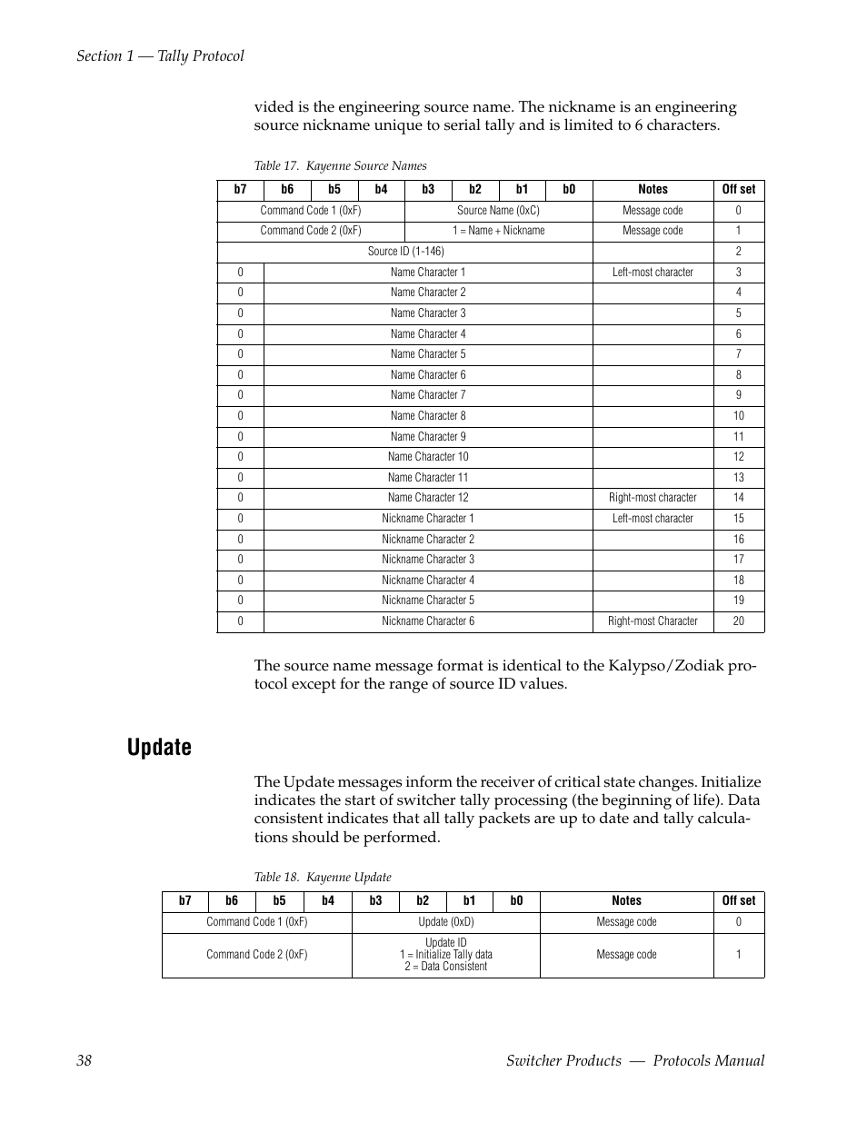 Update | Grass Valley Switcher Products User Manual | Page 38 / 152