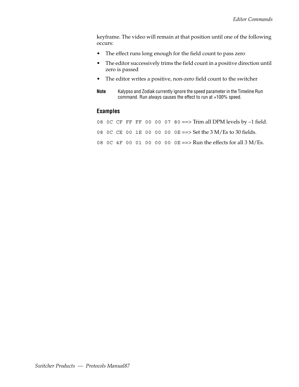Grass Valley Switcher Products User Manual | Page 87 / 152