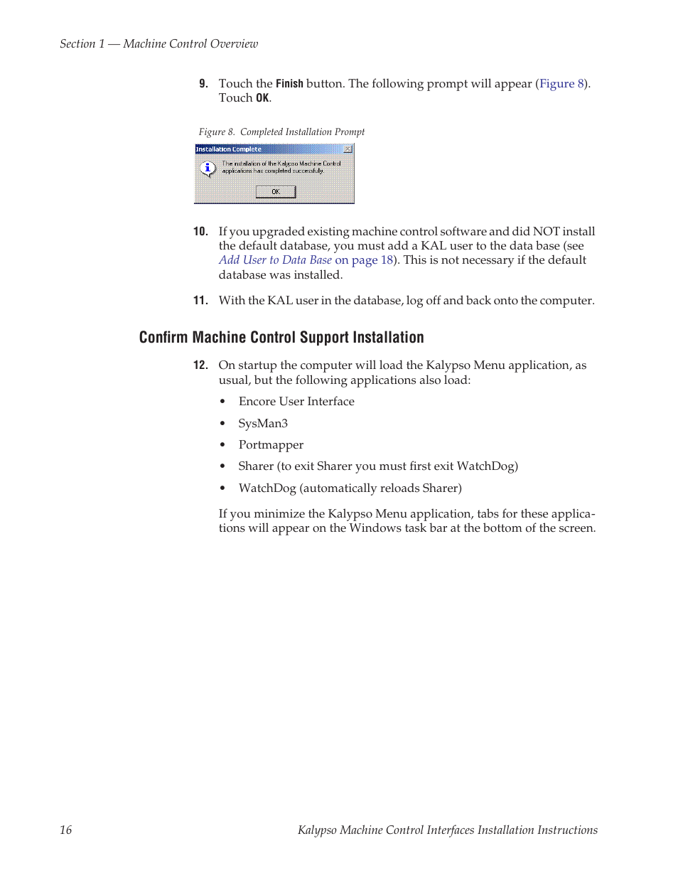 Confirm machine control support installation, Step 11 | Grass Valley Machine Control Interfaces V.12.0 User Manual | Page 16 / 136