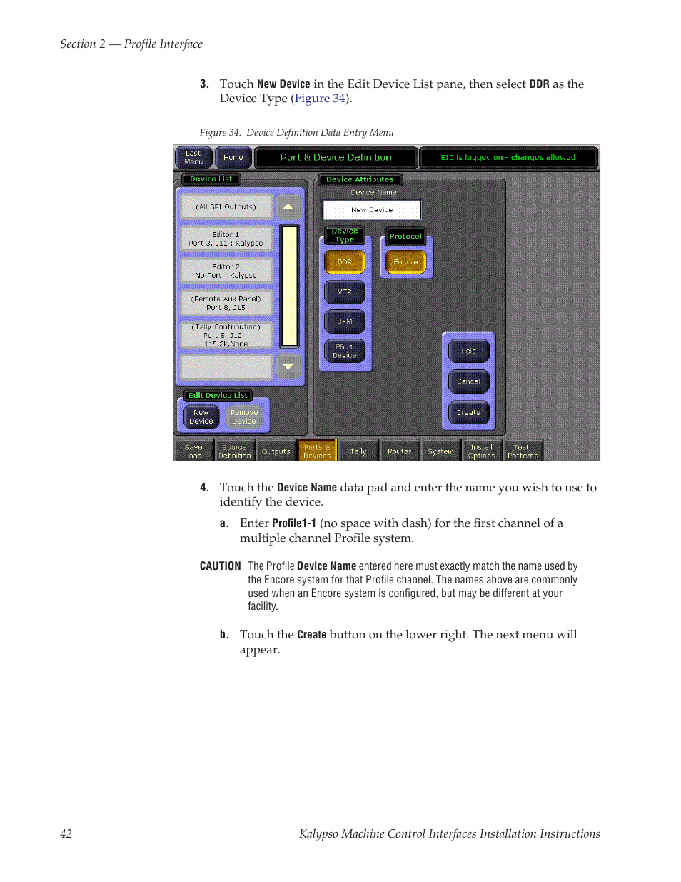 Grass Valley Machine Control Interfaces V.12.0 User Manual | Page 42 / 136