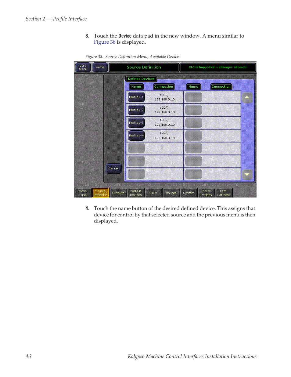 Grass Valley Machine Control Interfaces V.12.0 User Manual | Page 46 / 136