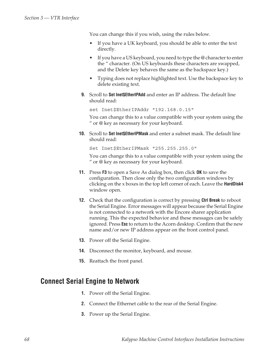 Connect serial engine to network, Connect serial, Engine to network | Grass Valley Machine Control Interfaces V.12.0 User Manual | Page 68 / 136