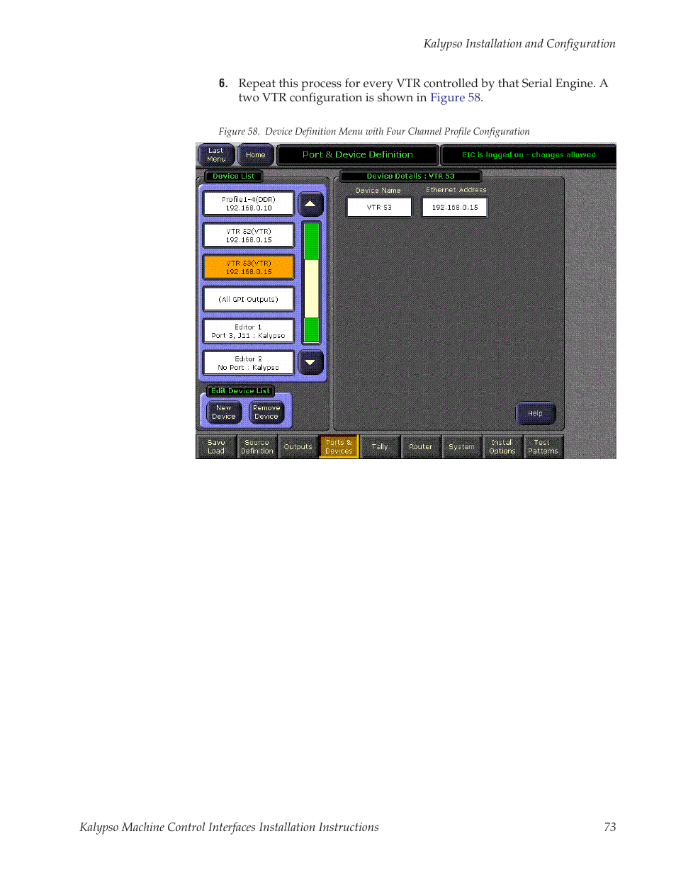 Grass Valley Machine Control Interfaces V.12.0 User Manual | Page 73 / 136