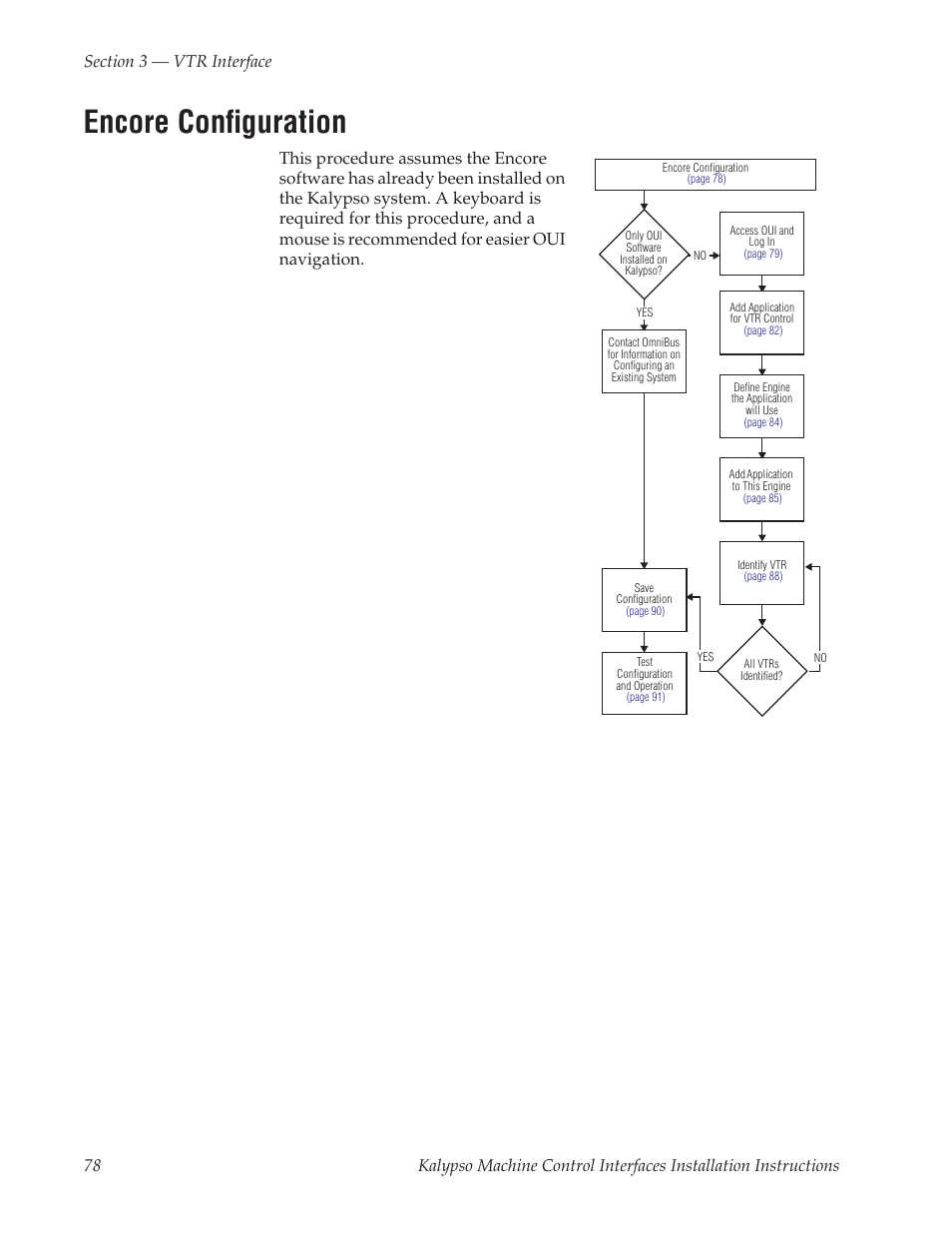 Encore configuration | Grass Valley Machine Control Interfaces V.12.0 User Manual | Page 78 / 136