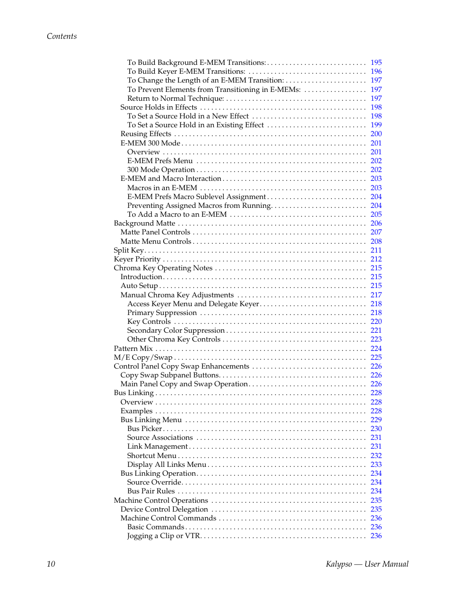 Grass Valley Kalypso User Manual V.15.0 User Manual | Page 10 / 470