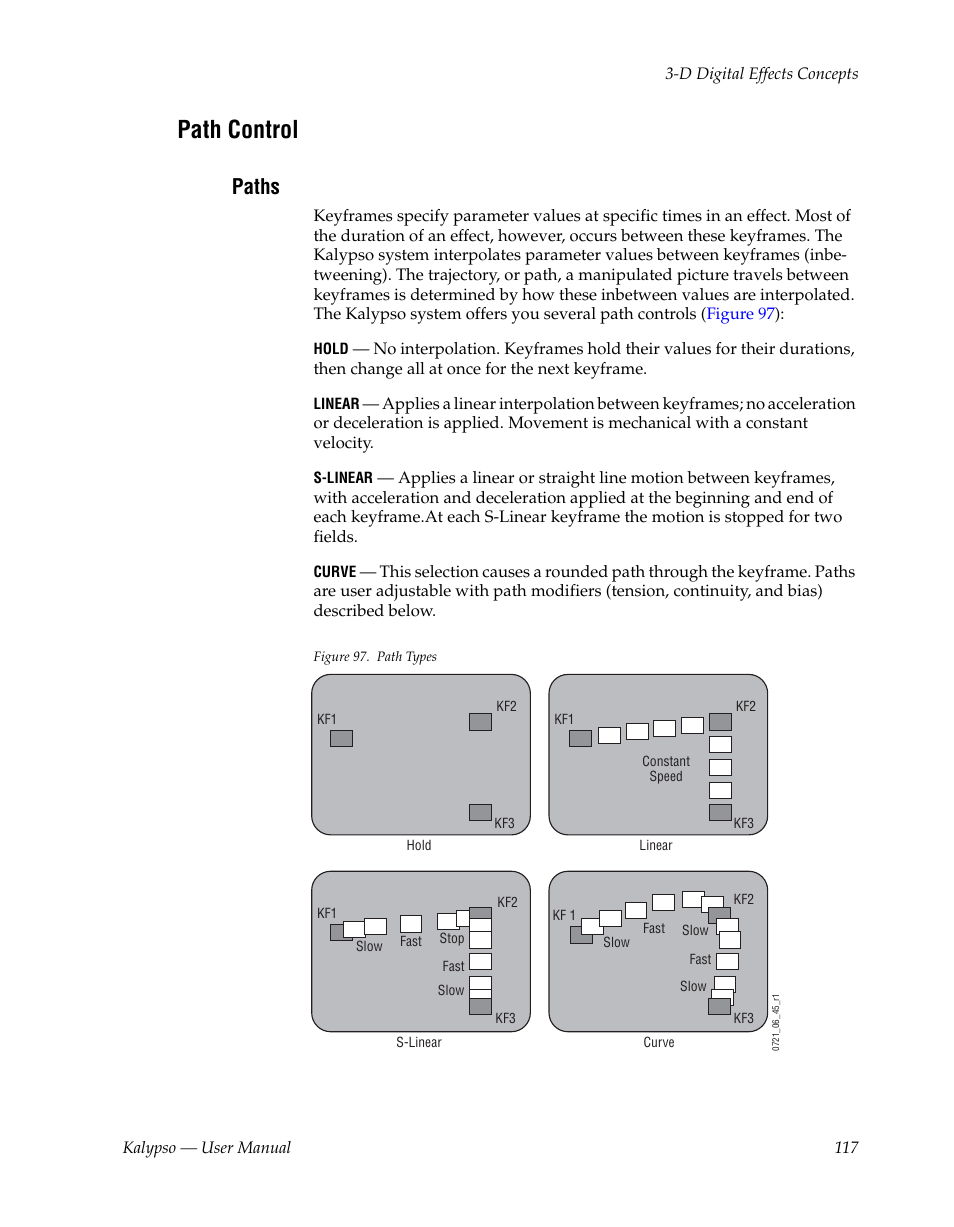 Path control, Paths | Grass Valley Kalypso User Manual V.15.0 User Manual | Page 117 / 470