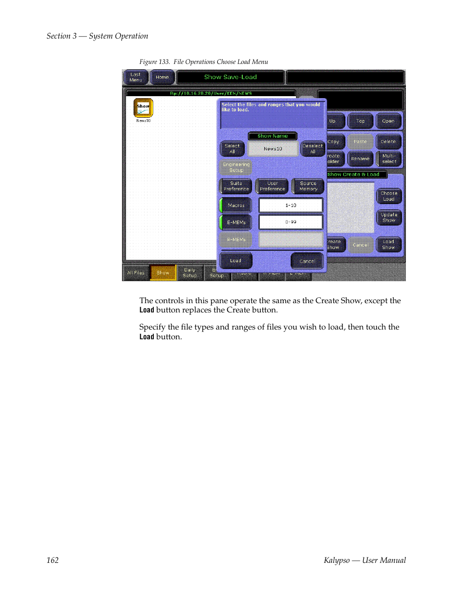 Grass Valley Kalypso User Manual V.15.0 User Manual | Page 162 / 470