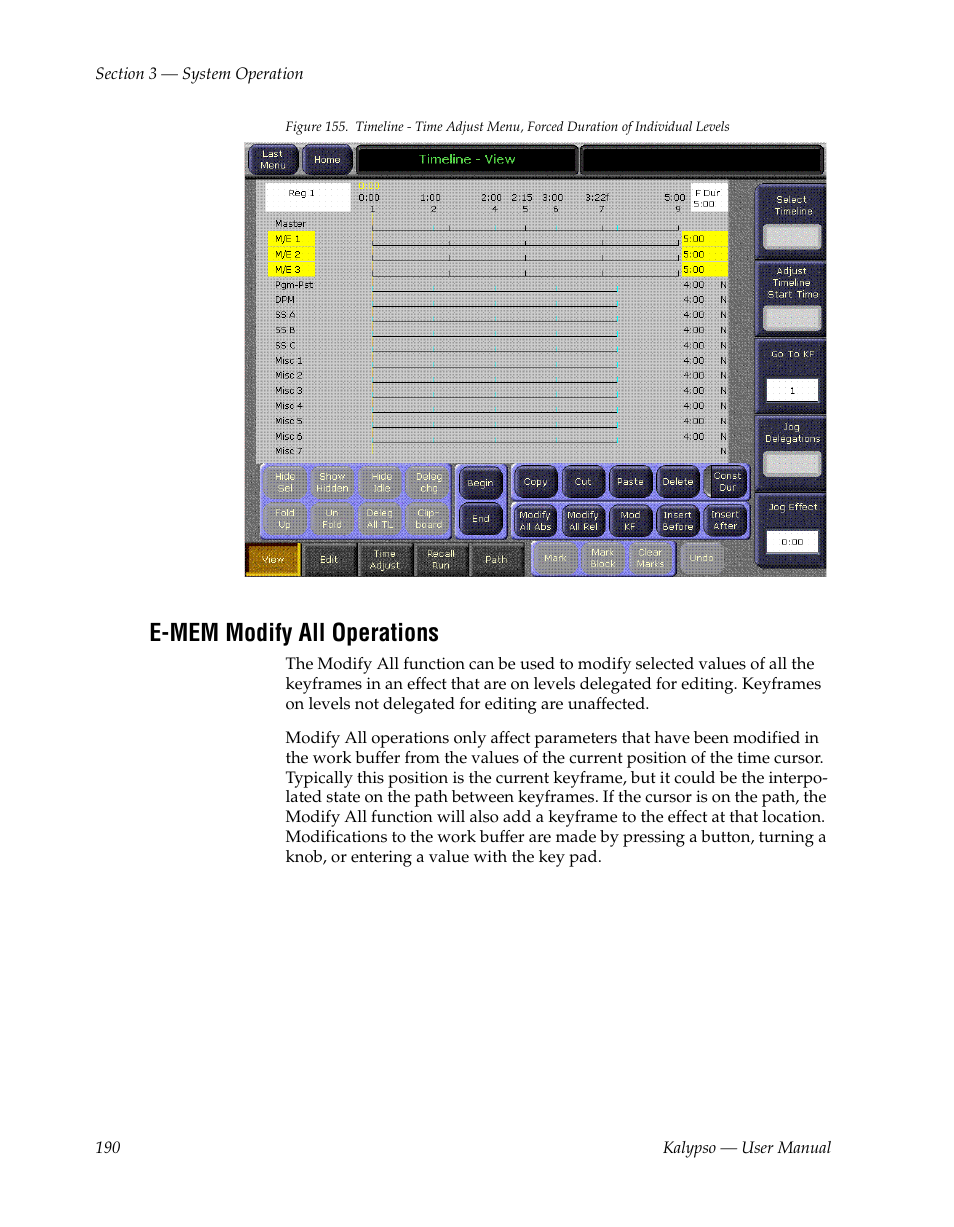 E-mem modify all operations | Grass Valley Kalypso User Manual V.15.0 User Manual | Page 190 / 470