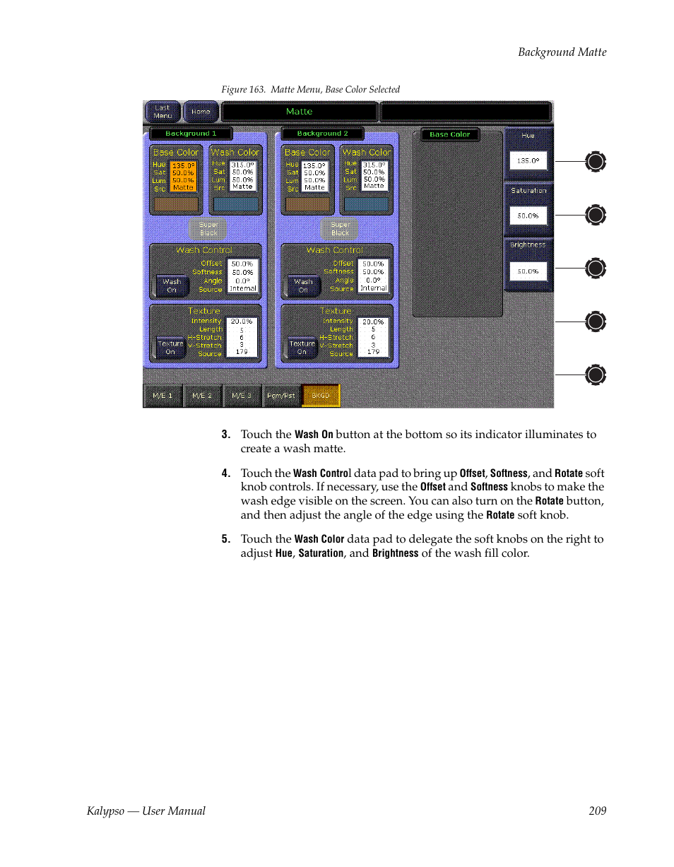 Grass Valley Kalypso User Manual V.15.0 User Manual | Page 209 / 470