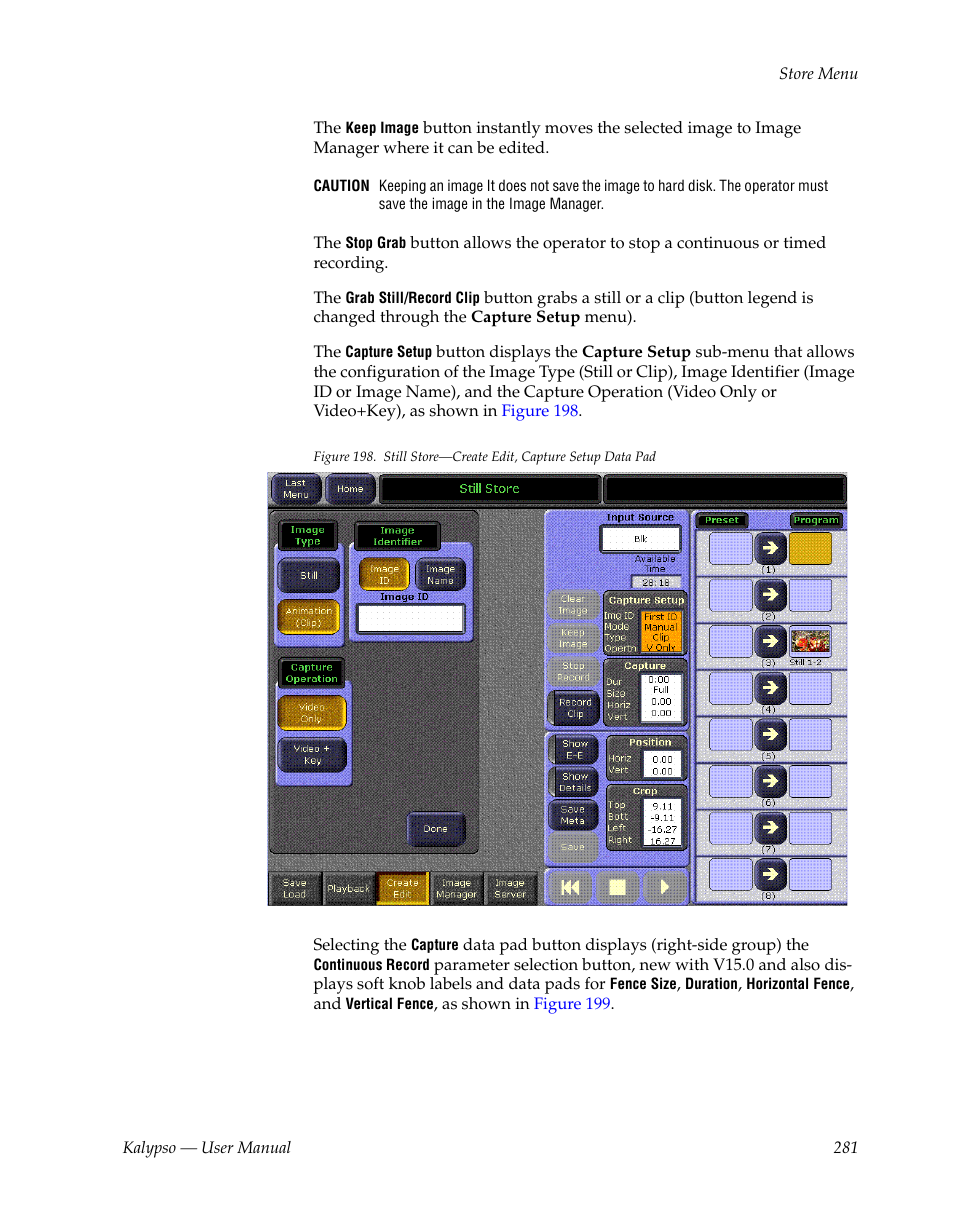 Grass Valley Kalypso User Manual V.15.0 User Manual | Page 281 / 470