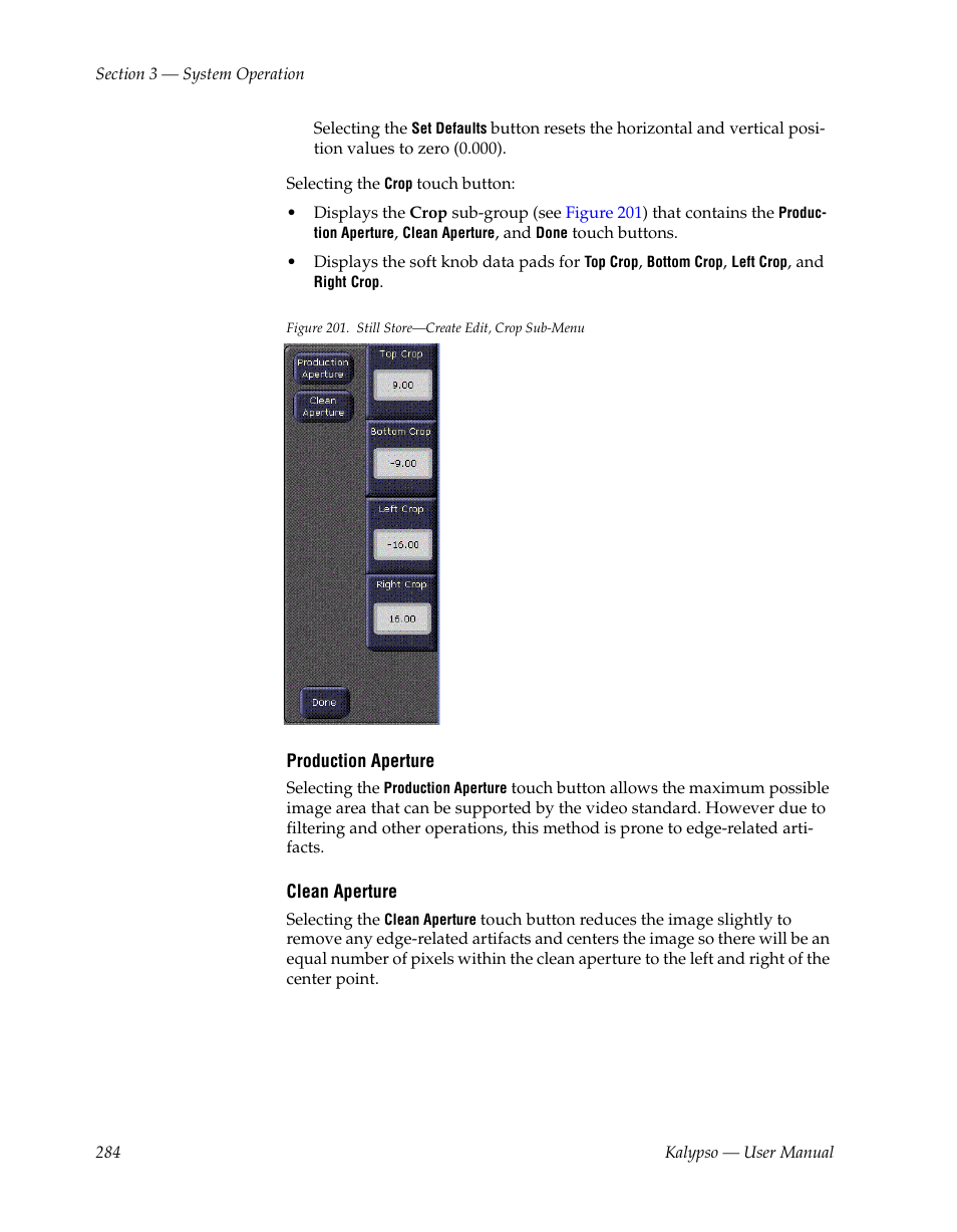 Grass Valley Kalypso User Manual V.15.0 User Manual | Page 284 / 470