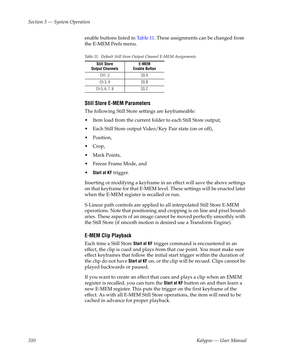 Grass Valley Kalypso User Manual V.15.0 User Manual | Page 310 / 470