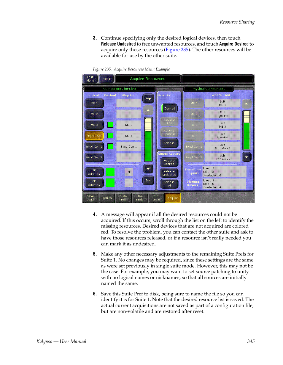 Grass Valley Kalypso User Manual V.15.0 User Manual | Page 345 / 470