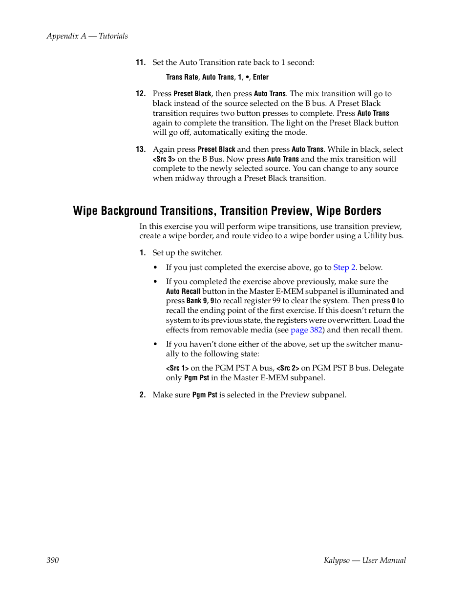 Grass Valley Kalypso User Manual V.15.0 User Manual | Page 390 / 470