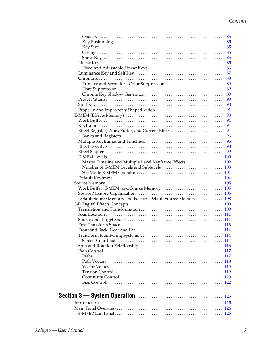 Grass Valley Kalypso User Manual V.15.0 User Manual | Page 7 / 470