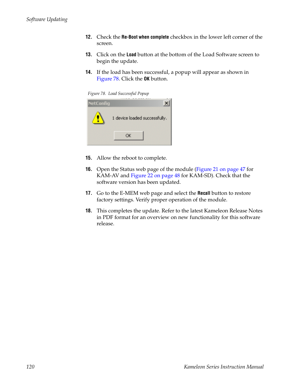 Grass Valley Kameleon Series v.5.1.0 User Manual | Page 120 / 134