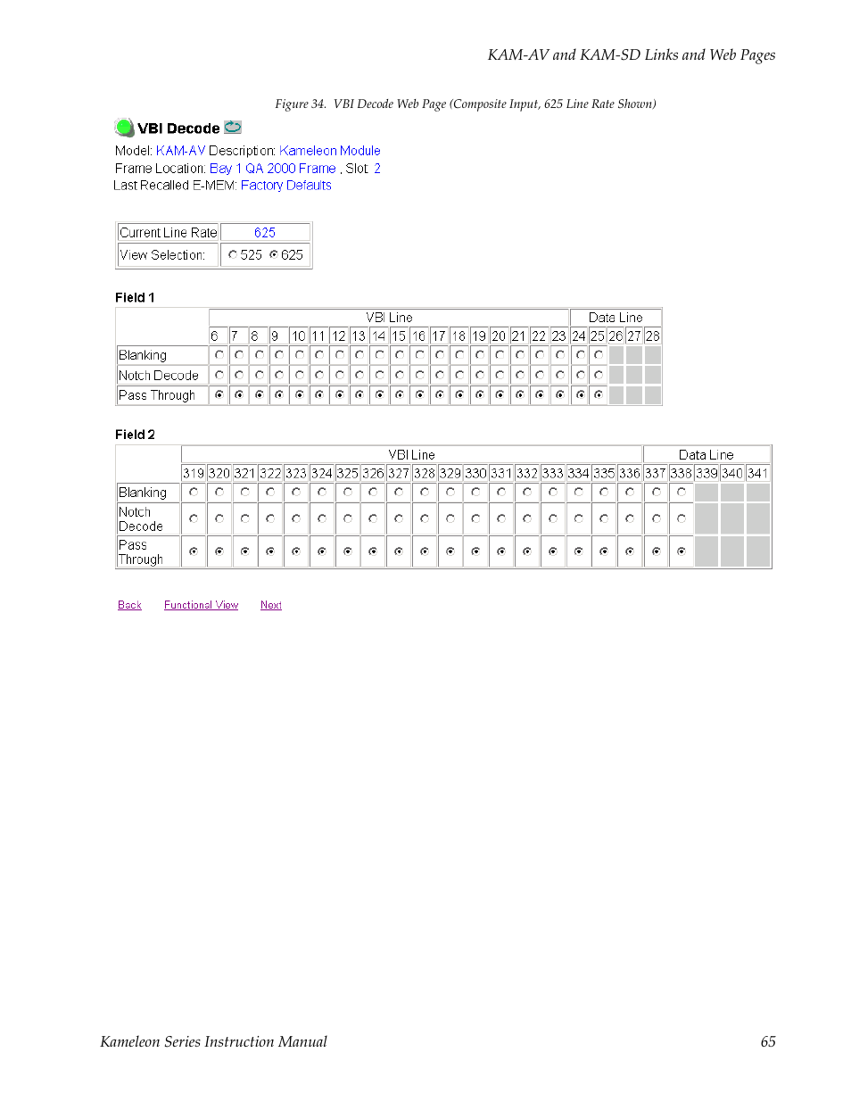 Grass Valley Kameleon Series v.5.1.0 User Manual | Page 65 / 134