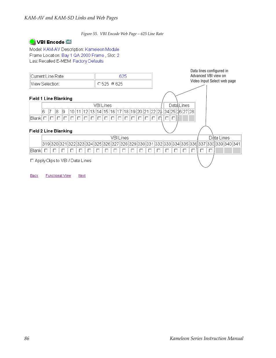 Grass Valley Kameleon Series v.5.1.0 User Manual | Page 86 / 134