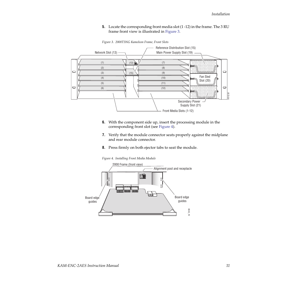 Grass Valley KAM-ENC-2AES v.4.0.1 User Manual | Page 11 / 76