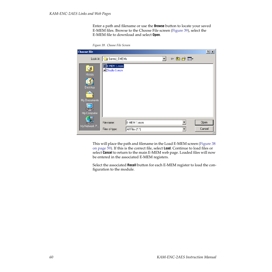 Grass Valley KAM-ENC-2AES v.4.0.1 User Manual | Page 60 / 76