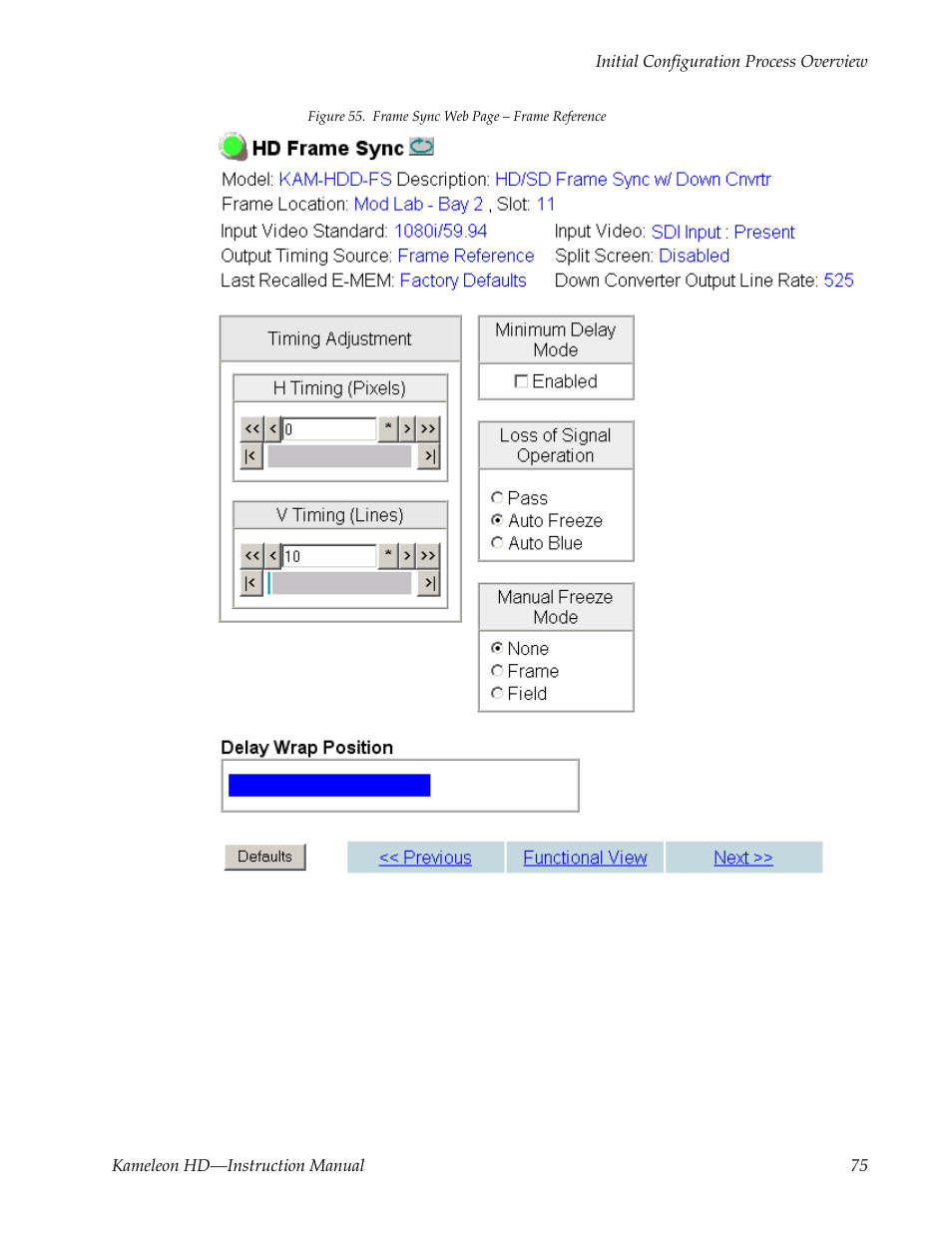 Grass Valley Kameleon HD Multi-Function Modules v.2.5.0 User Manual | Page 75 / 114