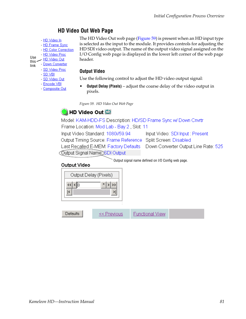 Grass Valley Kameleon HD Multi-Function Modules v.2.5.0 User Manual | Page 81 / 114