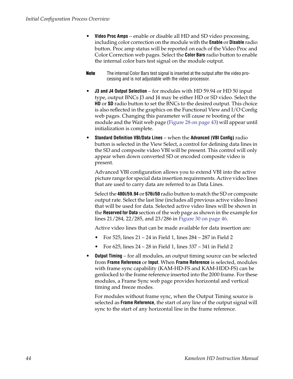 Grass Valley Kameleon HD Multi-Function Modules v.2.1.0 User Manual | Page 44 / 110