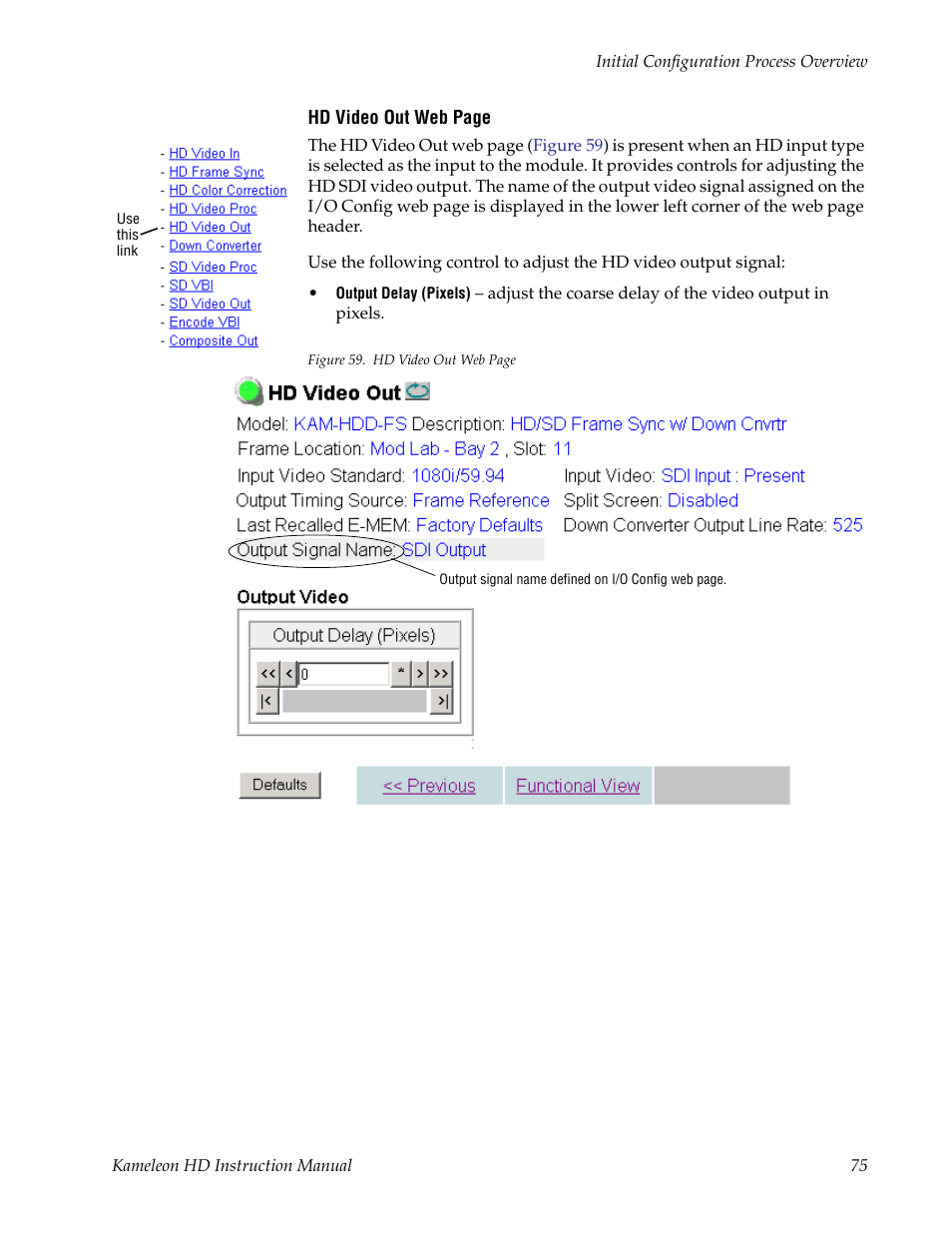 Grass Valley Kameleon HD Multi-Function Modules v.2.1.0 User Manual | Page 75 / 110