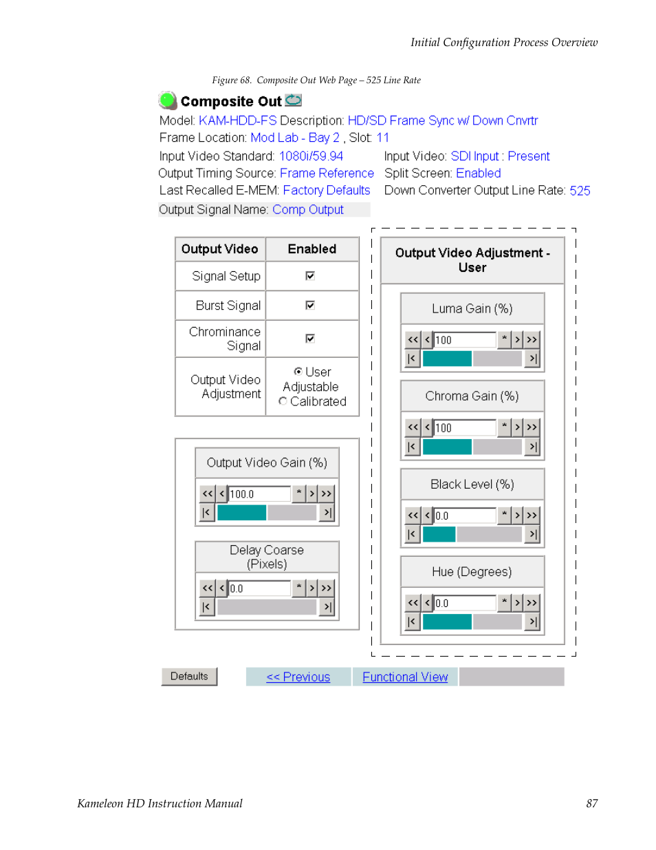 Inside the dashed lines in | Grass Valley Kameleon HD Multi-Function Modules v.2.1.0 User Manual | Page 87 / 110