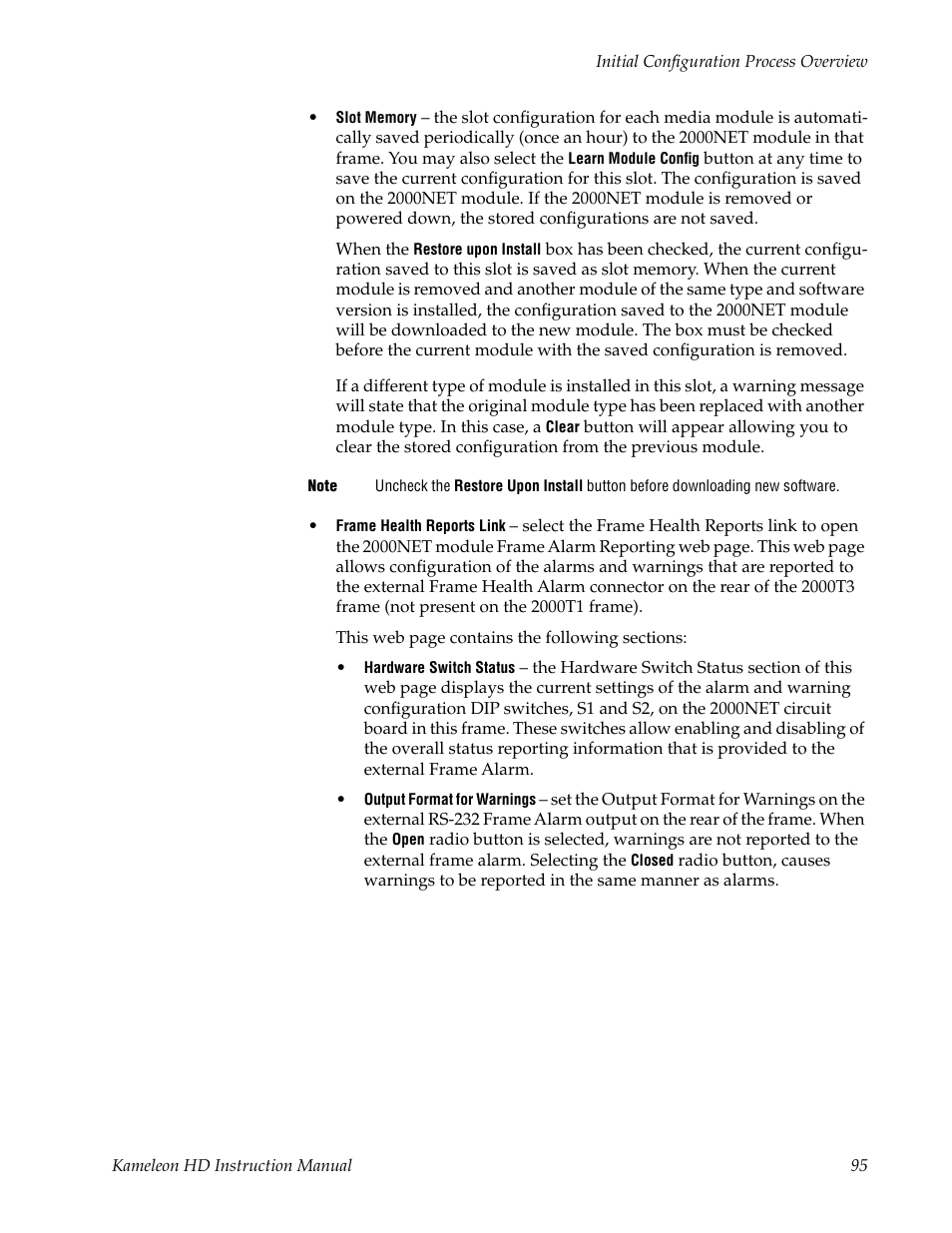 Grass Valley Kameleon HD Multi-Function Modules v.2.1.0 User Manual | Page 95 / 110