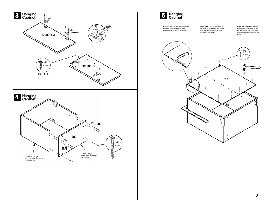 Closet Maid 2-Door Versa Cabinet 12075 User Manual | Page 8 / 10