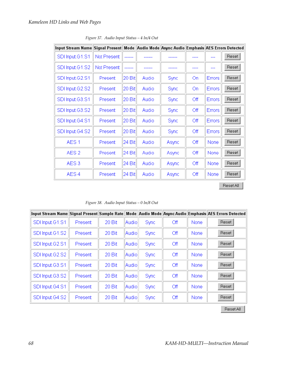 Grass Valley Kameleon HD Multi-Function Modules v.3.2.0 User Manual | Page 68 / 102