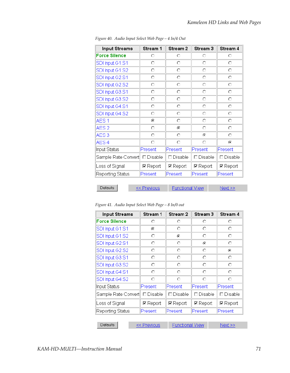 Grass Valley Kameleon HD Multi-Function Modules v.3.2.0 User Manual | Page 71 / 102