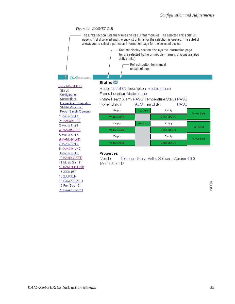 Grass Valley KAM-XM-SERIES v.1.4.1 User Manual | Page 35 / 80