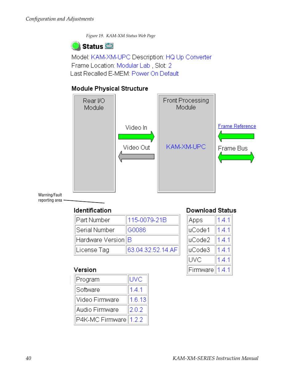 Grass Valley KAM-XM-SERIES v.1.4.1 User Manual | Page 40 / 80
