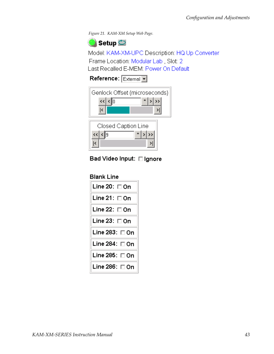 Grass Valley KAM-XM-SERIES v.1.4.1 User Manual | Page 43 / 80