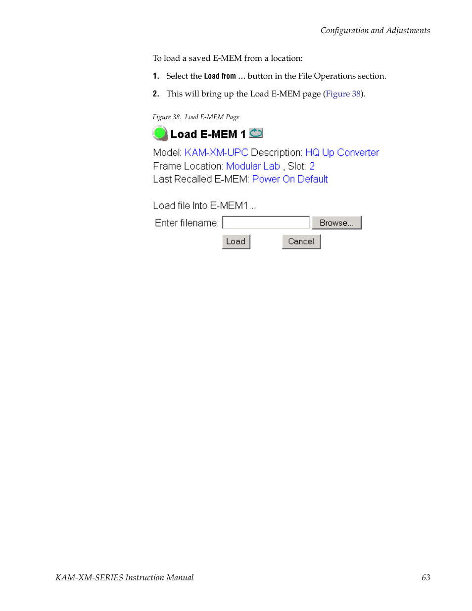 Grass Valley KAM-XM-SERIES v.1.4.1 User Manual | Page 63 / 80