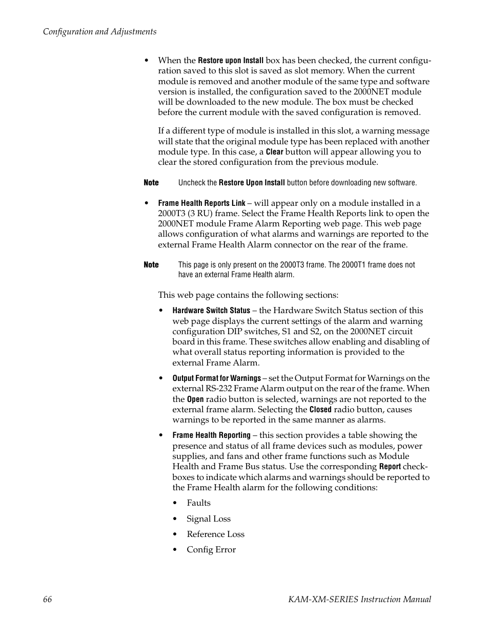 Grass Valley KAM-XM-SERIES v.1.4.1 User Manual | Page 66 / 80