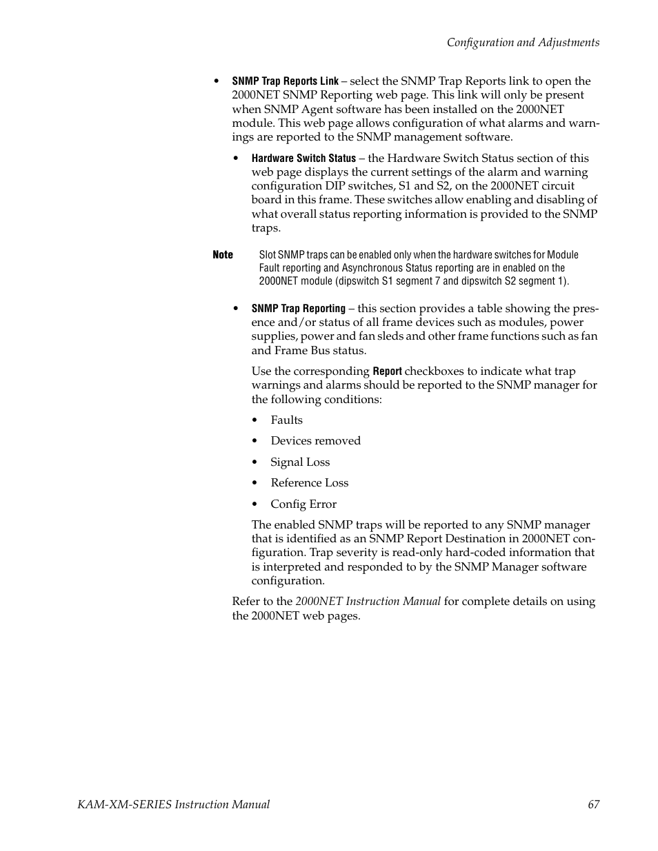 Grass Valley KAM-XM-SERIES v.1.4.1 User Manual | Page 67 / 80