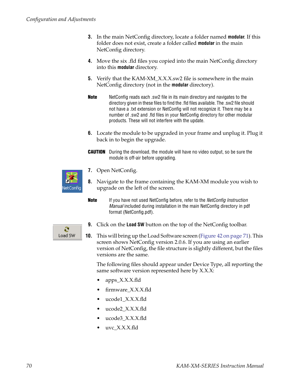 Grass Valley KAM-XM-SERIES v.1.4.1 User Manual | Page 70 / 80