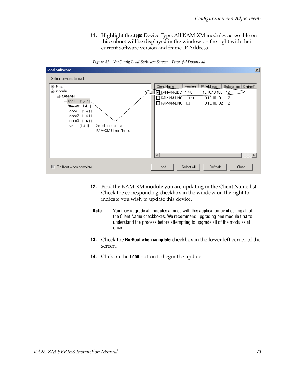 Grass Valley KAM-XM-SERIES v.1.4.1 User Manual | Page 71 / 80