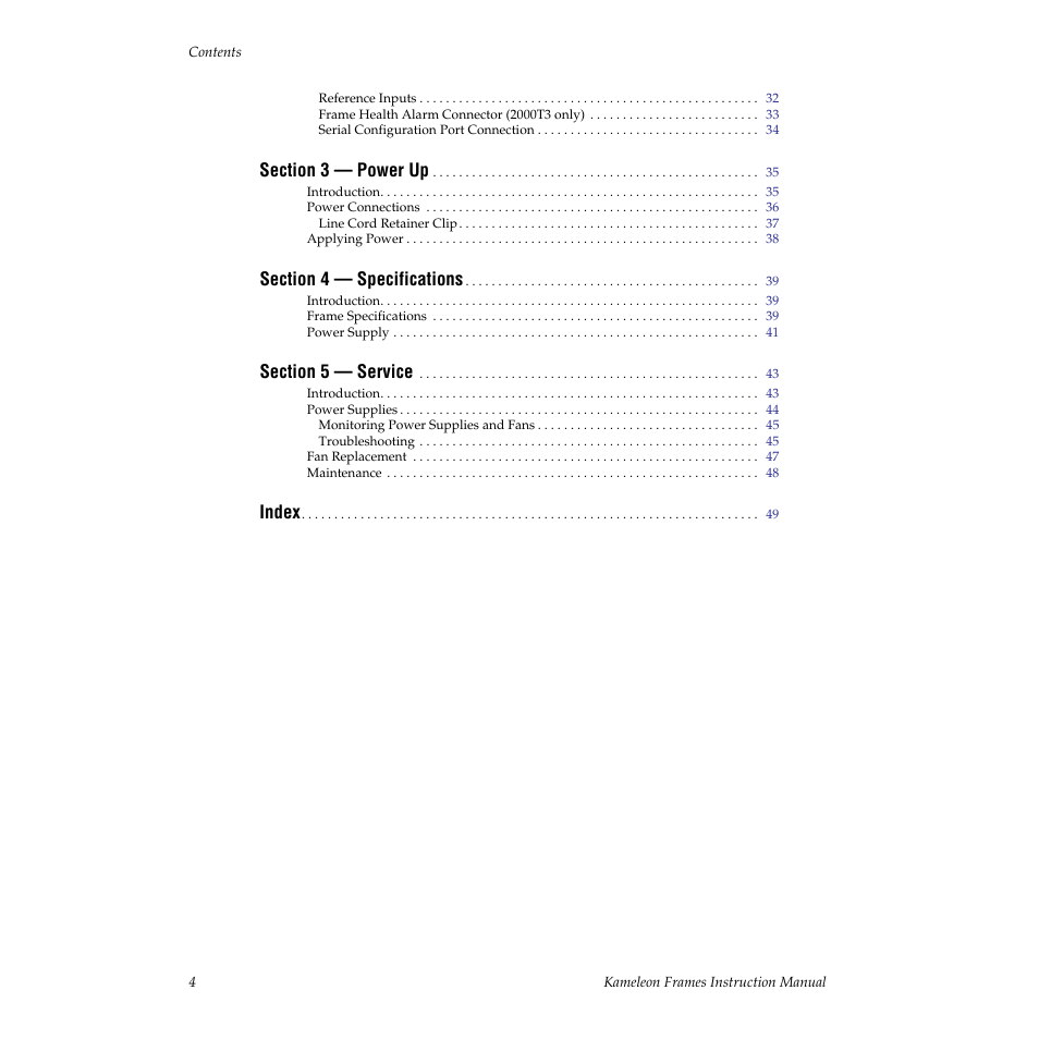 Grass Valley 2000T3 User Manual | Page 4 / 50